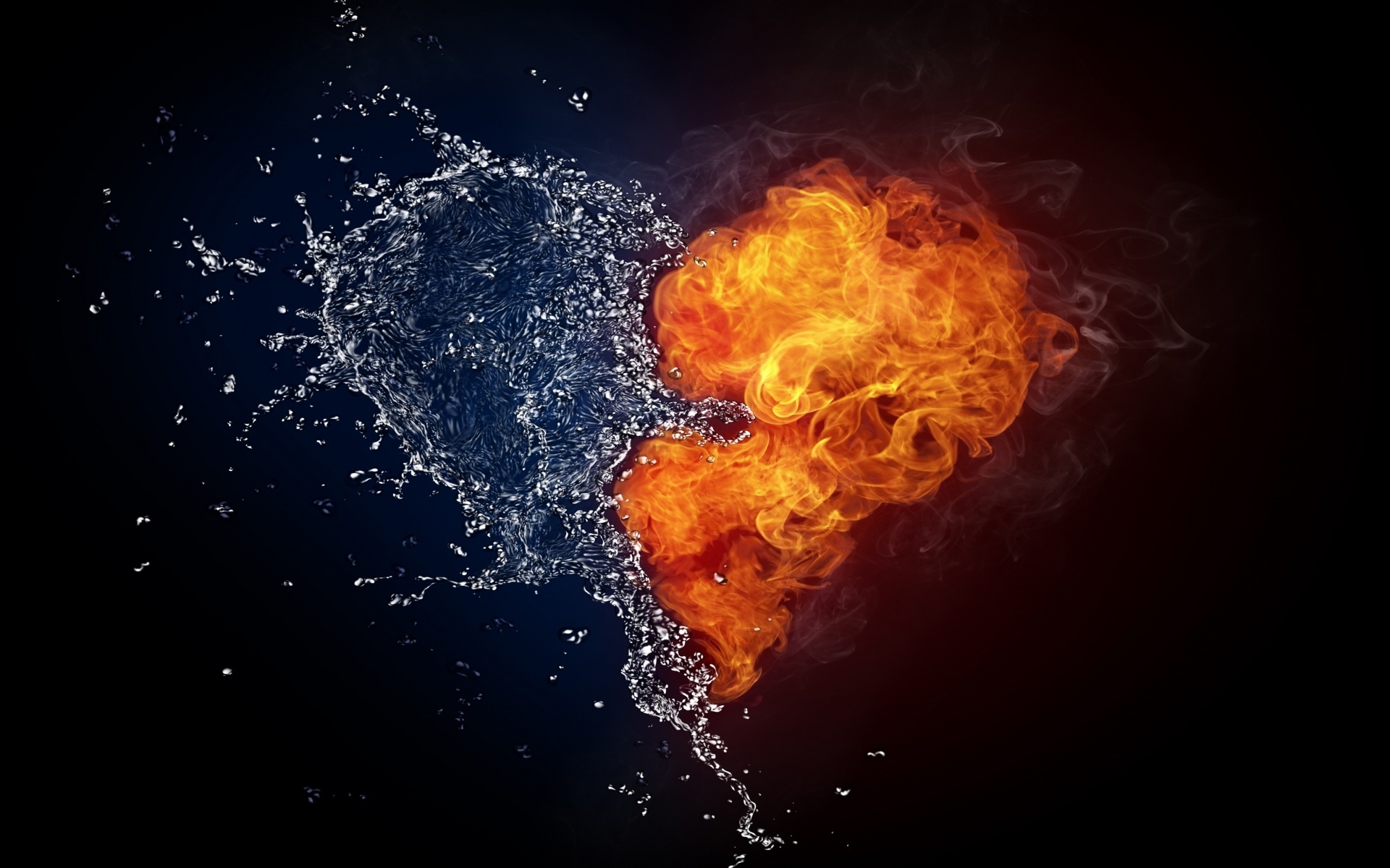 Heart-Water-and-Fire-3D-Artwork-Wallpaper